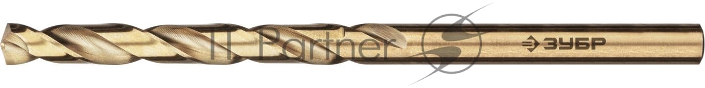 Сверло по металлу Зубр КОБАЛЬТ 4.0х75мм, сталь Р6М5, класс А