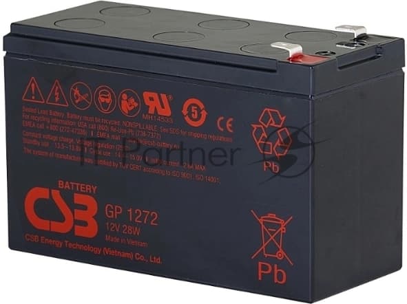 Аккумулятор CSB GP 1272-28 F2 (12V, 28W)