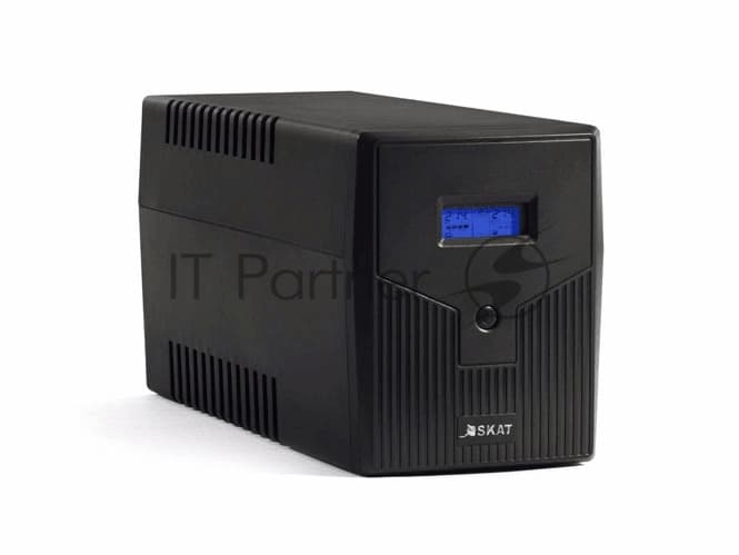 SKAT-UPS 1500-IN-2x9 ИБП 1500ВА/900Вт, мод.синус, LCD, встр. АКБ 24В (2х9Ач), 2хС13, 2хSchuko, USB