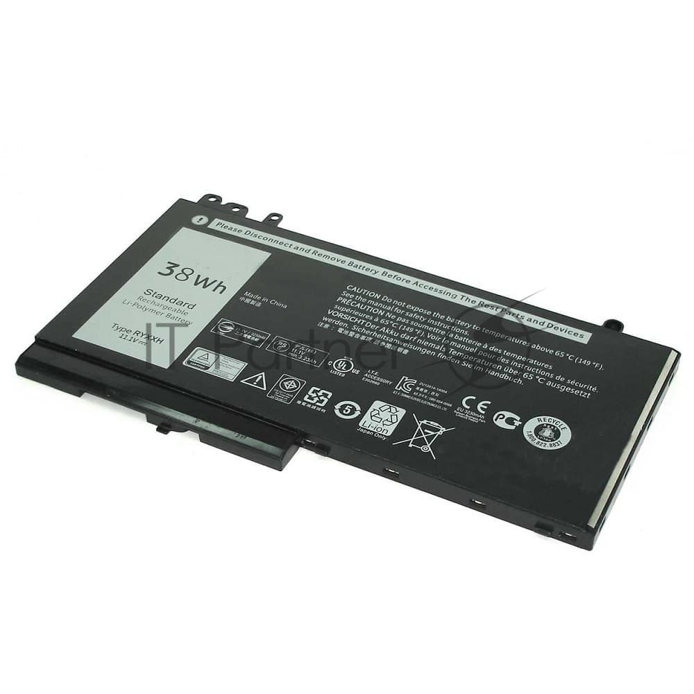 Аккумулятор для Dell Latitude E5250, 38Wh, 11.1V, Dell