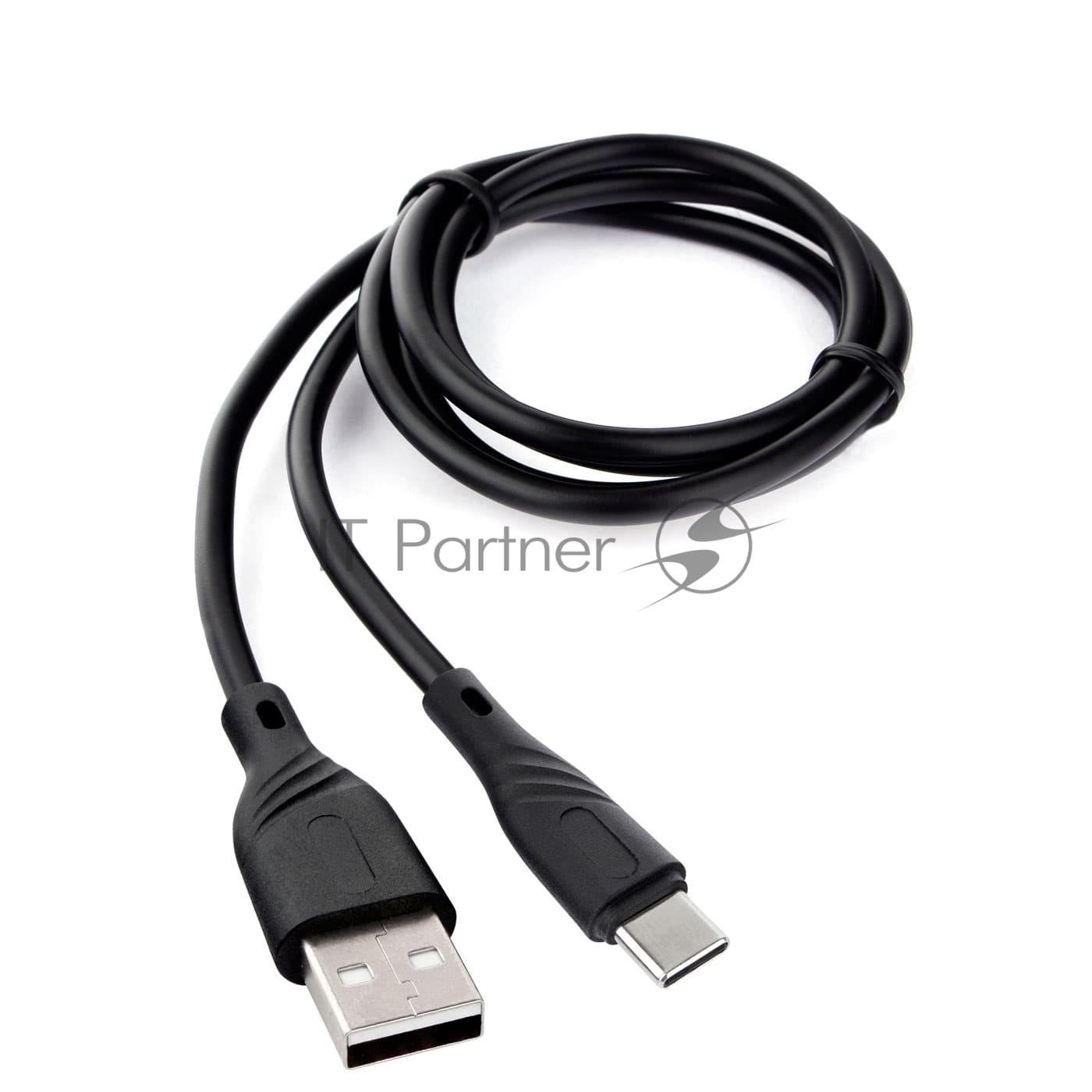 Cablexpert Кабель USB2.0 AM/Type-C, 3А, QC3.0, Mobile1, 1м, черный, коробка (CCB-USB2-AMCMO1-1MB)