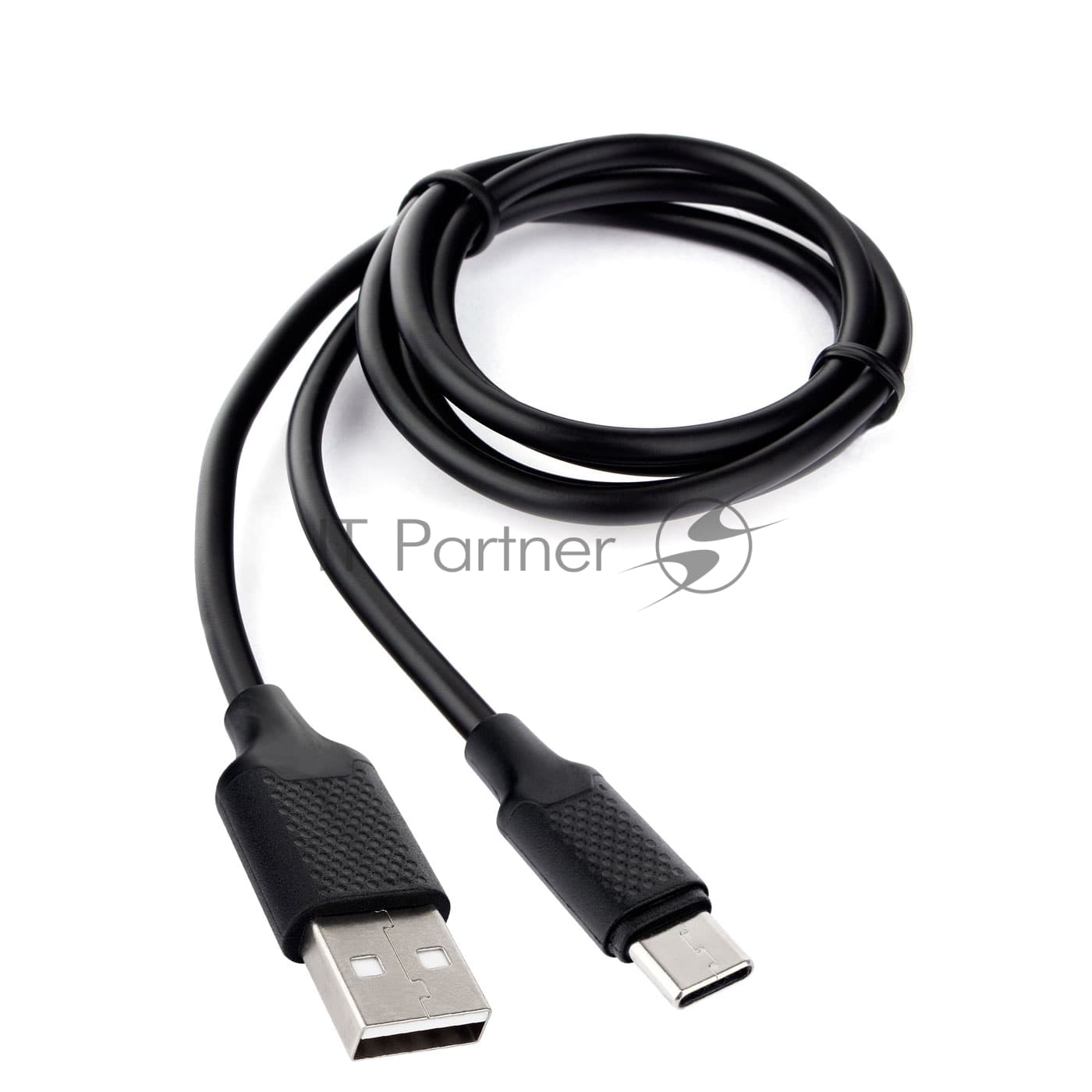 Кабель USB 2.0 Cablexpert CCB-USB2-AMCMO2-1MB, AM/Type-C, издание Classic 0.2, длина 1м, черный, блистер