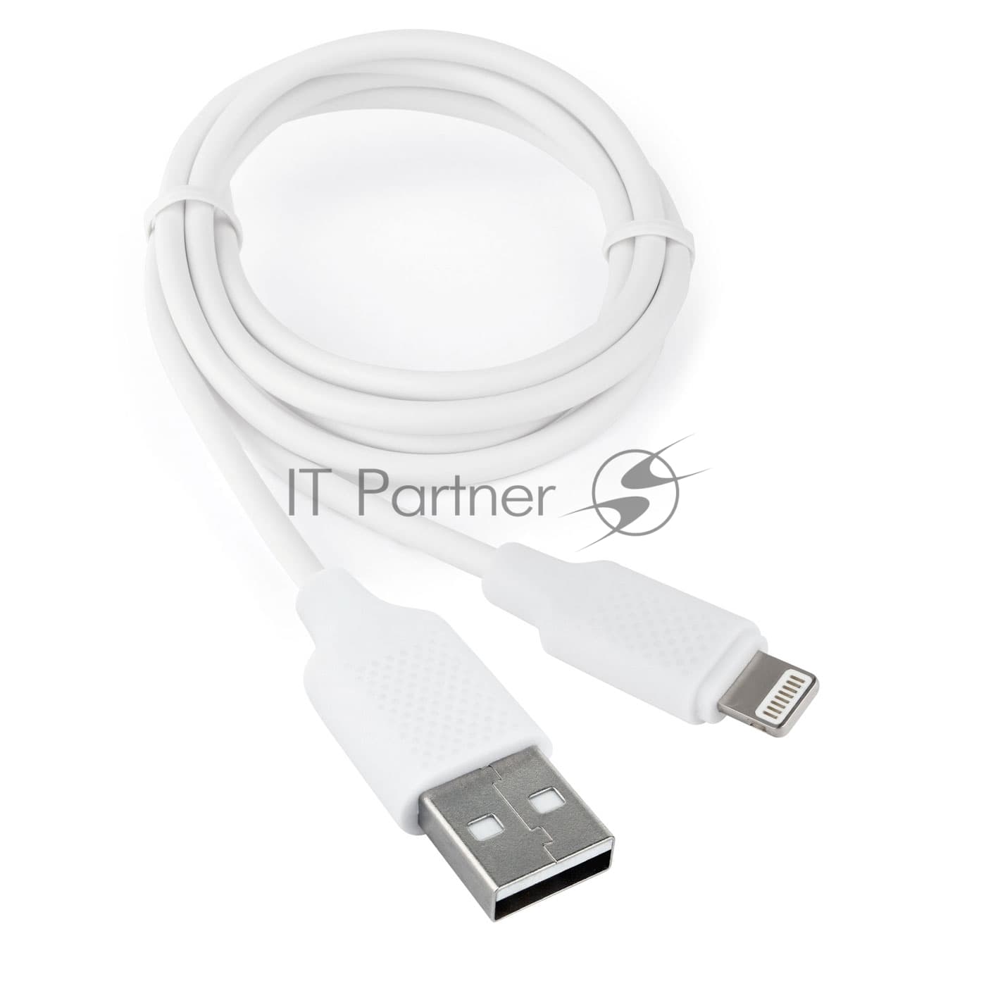 Cablexpert Кабель для Apple AM/Lightning, 2.1А, медь, Mobile2, 1м, белый, коробка (CCB-USB-AMAPO2-1MW)