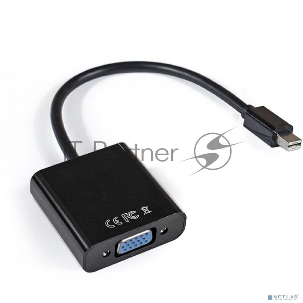 Кабель-переходник ExeGate EX284923RUS miniDisplayPort-VGA ExeGate EX-mDPM-VGAF-0.15 (mini20M/15F, 0,15м)