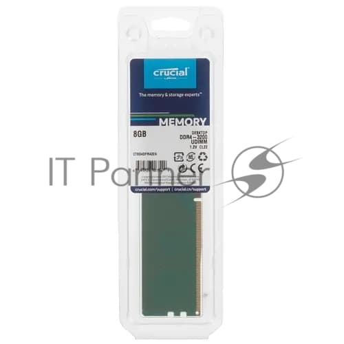 Модуль памяти Crucial CT8G4DFRA32A 8GB DDR4 3200 DIMM Non-ECC, CL22, 1.2V, RTL