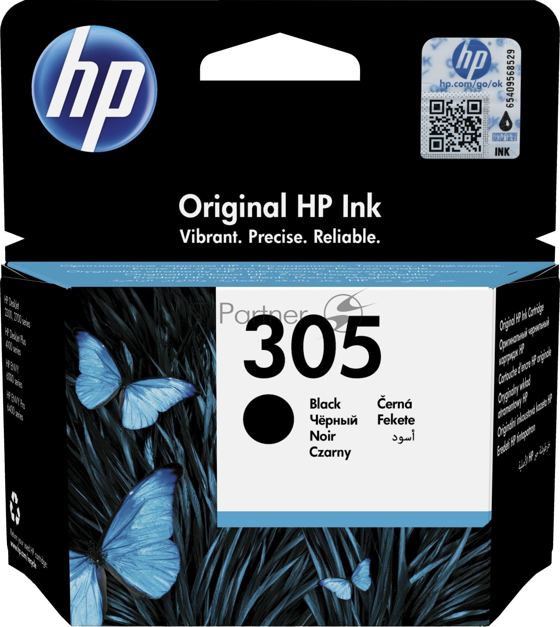 Картридж струйный HP 305 3YM61AE черный (120 стр.) для HP DJ 2320/2710/2720