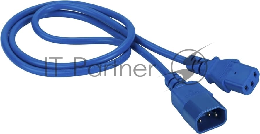 Шнур питания Lanmaster LAN-PP13/14-7.0-BL C13-С14 проводник.:3x0.75мм2 7м 220В 10А синий