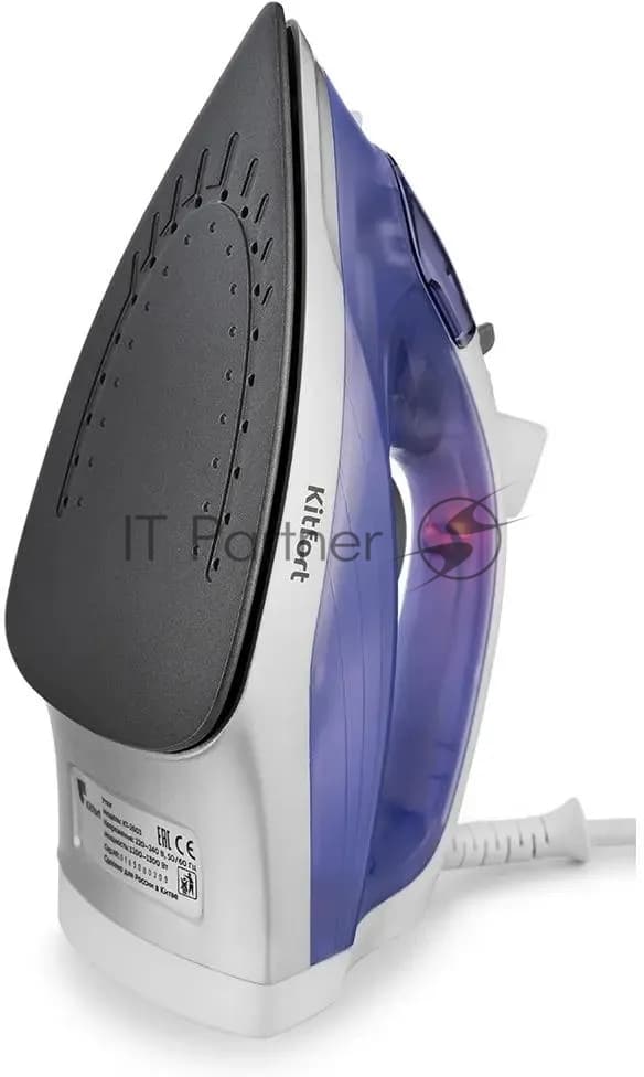 Утюг Kitfort KT-2603 1300 Вт белый/фиолетовый