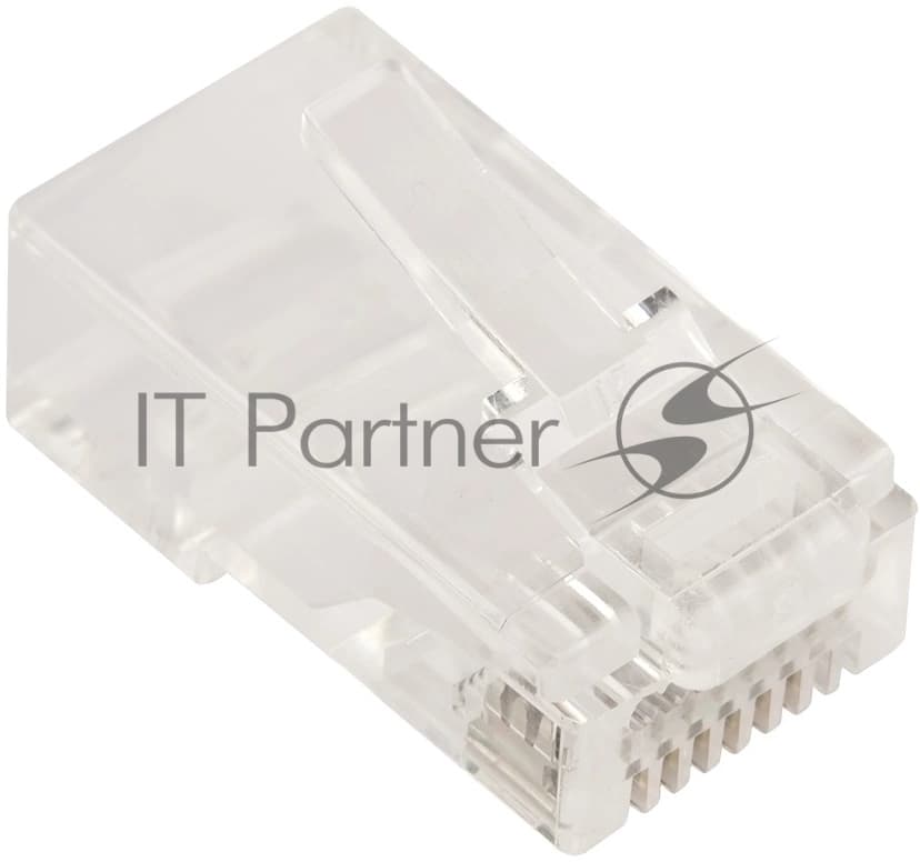 Коннектор RJ45 тип EZ, 8P8C, UTP, Cat.5e, универсальный, покрытие 50 микрон,100 шт.