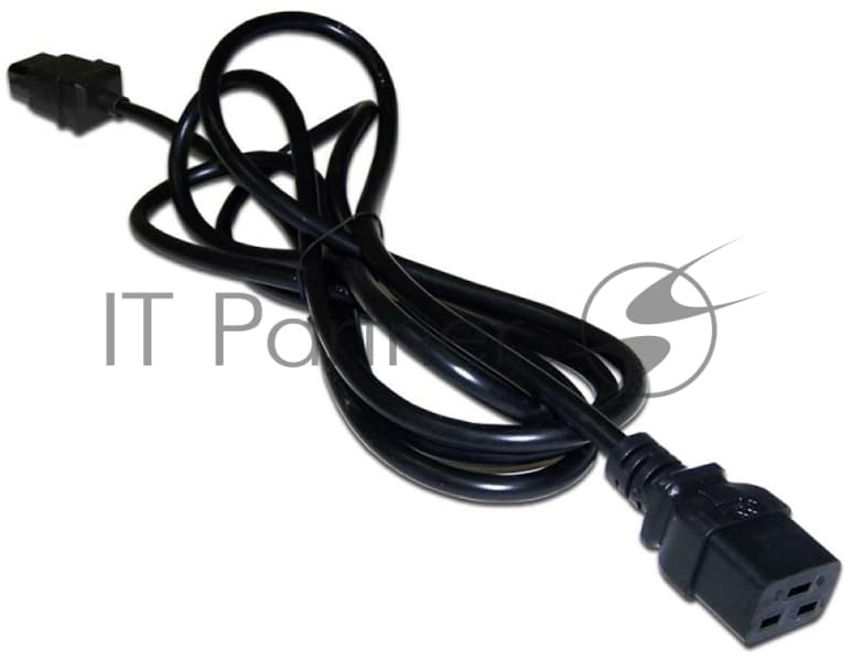 Шнур питания Lanmaster LAN-PP19/14-0.5-BK C19-С14 проводник.:3x0.75мм2 0.5м 220В 10А черный
