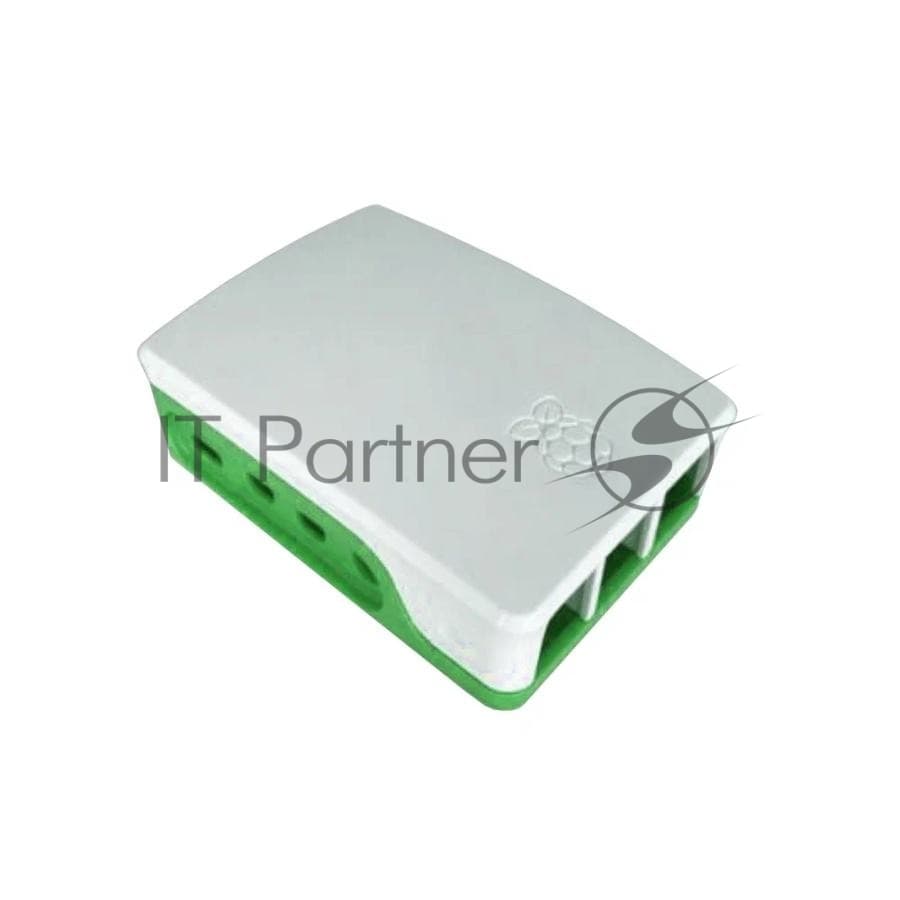 Корпус ACD RA601 White+Green ABS Case for Raspberry 4B