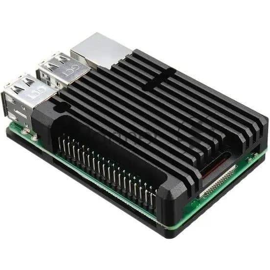 Корпус ACD RA460 Black Metal Aluminum Case for Raspberry Pi 3B/3B+