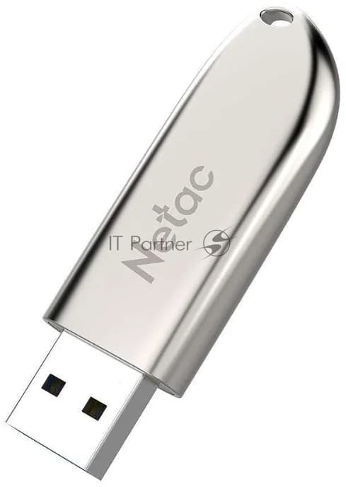 Флешка USB Netac U352 (NT03U352N-008G-20PN), 8Gb, USB 2.0, R/W 50/15, серебристый