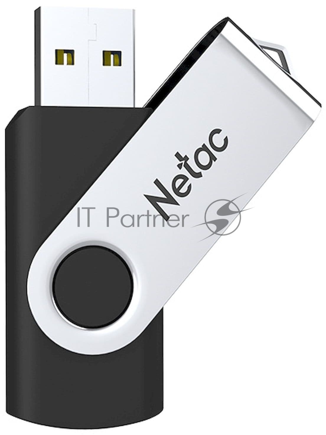 Флеш Диск Netac 32GB U505 NT03U505N-032G-20BK USB2.0 черный/серебристый