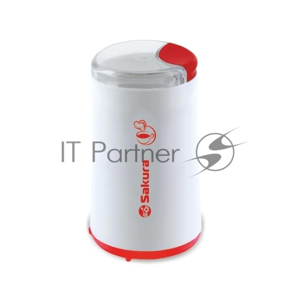 Кофемолка Sakura SA-6158WR 200Вт 50гр бел/крас
