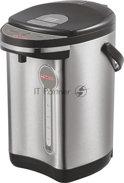 Термопот Sakura SA-1335BS 5.0л черн/нерж