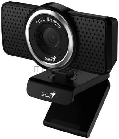 Веб-камера Genius eCam 8000 1920x1080, 30 кадр/с, USB Type-A, микрофон (шумоподавление), универсальное крепление