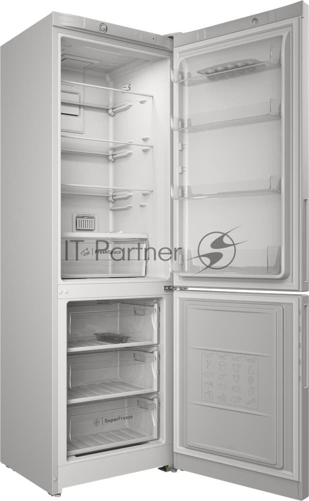 Холодильник Indesit ITR 4180 W белый двухкамерный 220/78л морозилка снизу