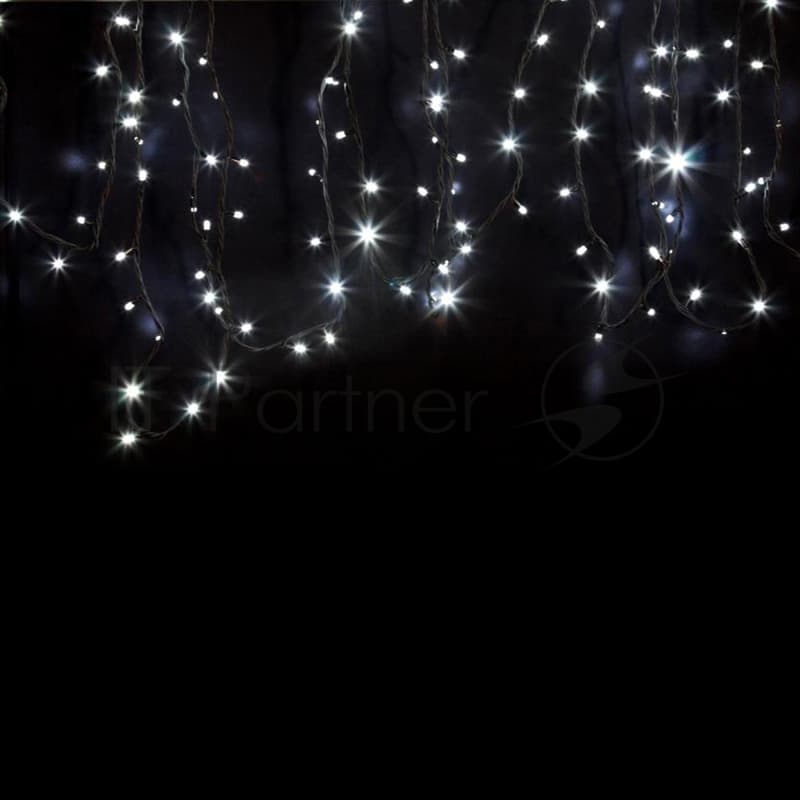Гирлянда Neon-night "Дюраплей LED" 20м 200 LED черный каучук Белая