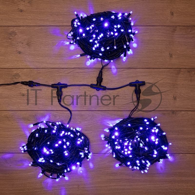 323-303 Гирлянда LED ClipLight 24V, 3 нити по 20 м, свечение с динамикой, цвет диодов Синий