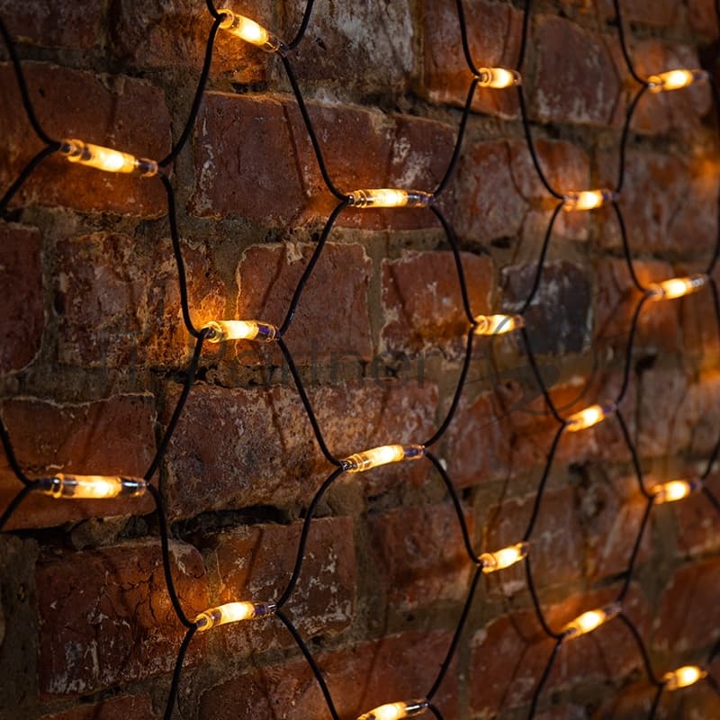 Гирлянда Neon-night "Сеть" 2x3м, черный каучук, 432 LED теплый белый