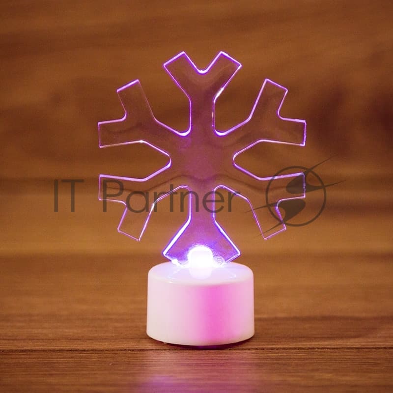 Фигура светодиодная на подставке Neon-night "Снежинка", RGb