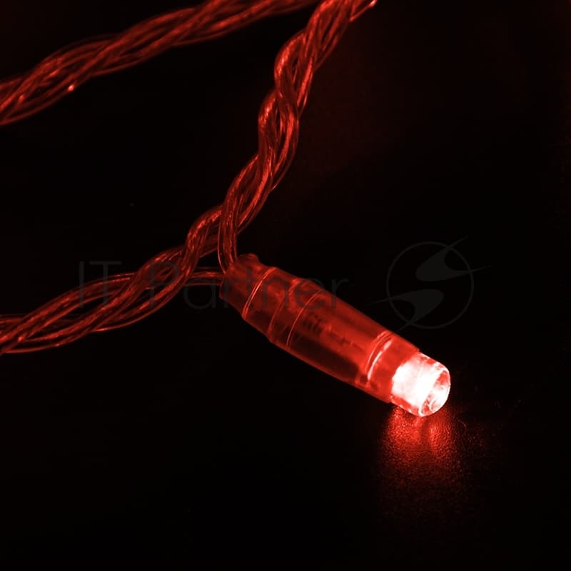 Гирлянда Neon-night Нить 10м, постоянное свечение, прозрачный ПВХ, 230В, красный