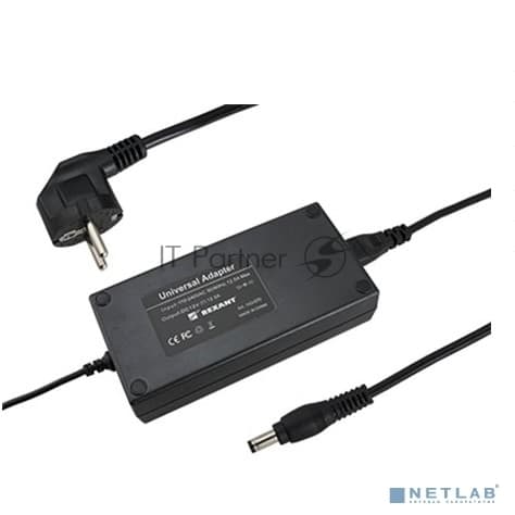 Источник питания Rexant 110-220 V AC/12 V DC 12,5 А 150 W с DC разъемом подключения 5.5х2.1, без влагозащиты (IP23)