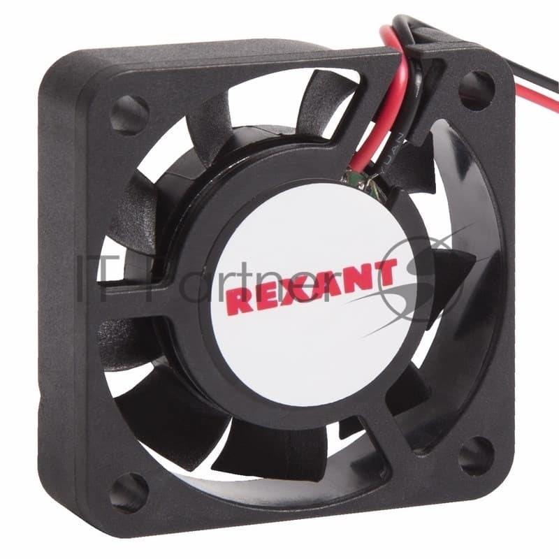 Вентилятор для корпуса Rexant RX 4010MS 24VDC черный, 40 мм, 4800 об/мин, 20 дБ, 2 pin