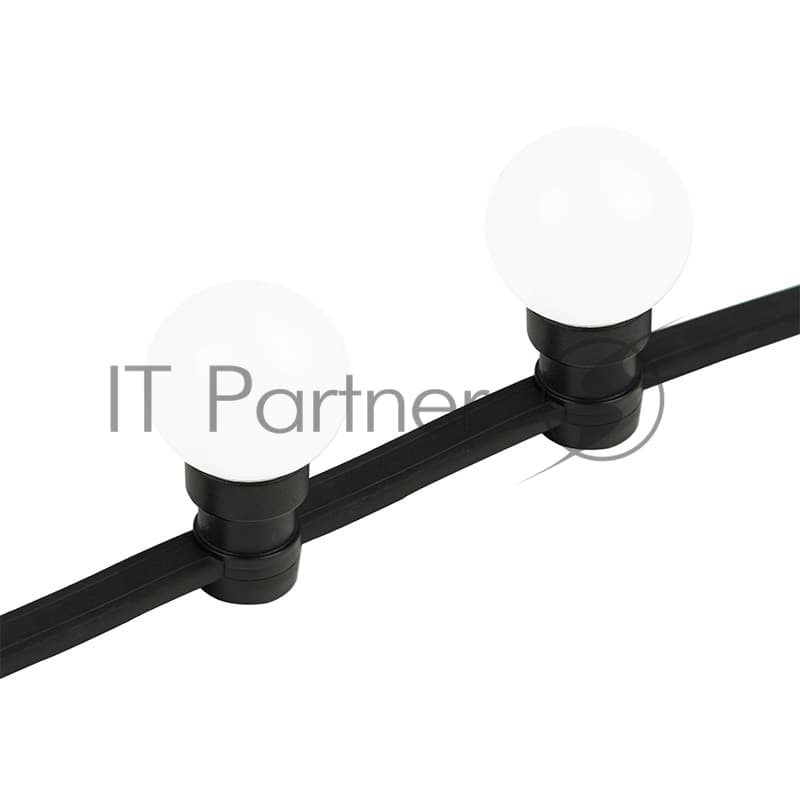 Готовый набор Neon-night "Евро Belt Light" 2 жилы шаг 40 см, Белые LED лампы 45мм (6 LED)