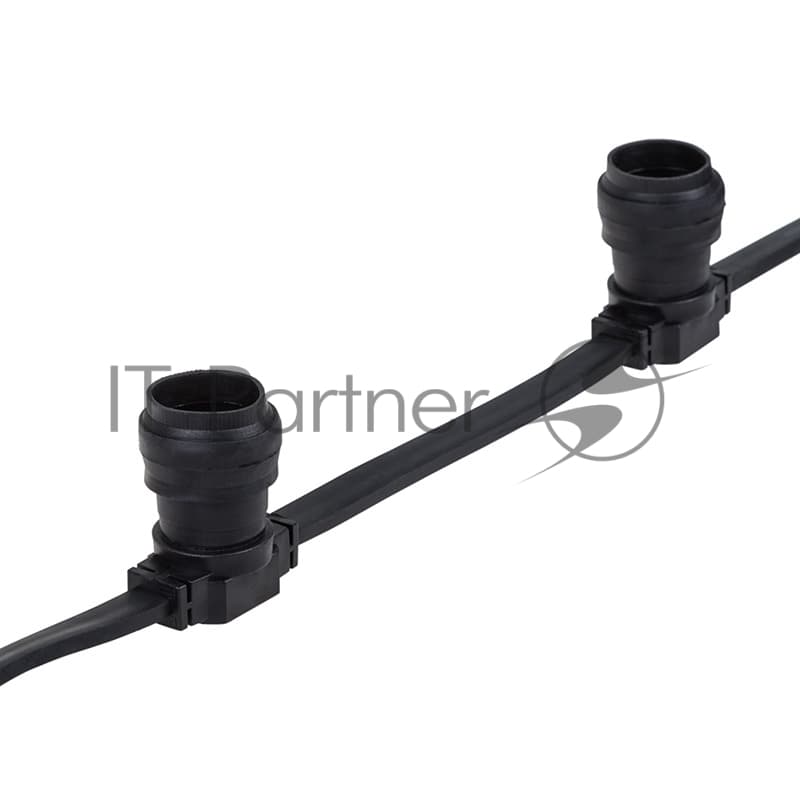 331-211 Гирлянда Belt-Light 2 жилы, 100м, шаг 20см, 500 патронов E27, IP65, черный провод NEON-NIGHT