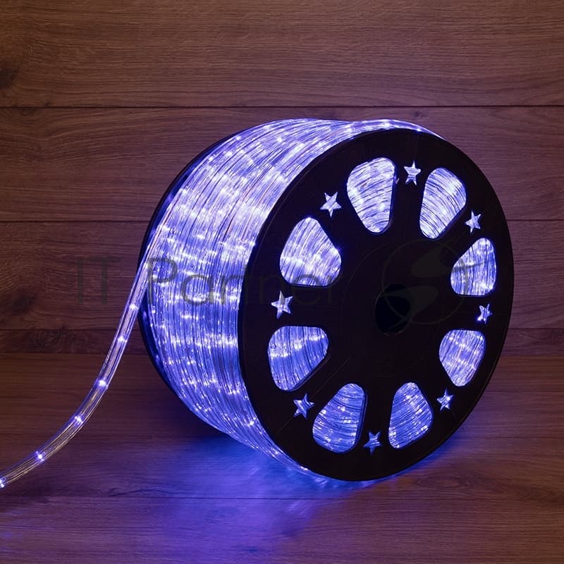Дюралайт Neon-night LED, свечение с динамикой (3W) - синий, 24 LED/м, бухта 100м