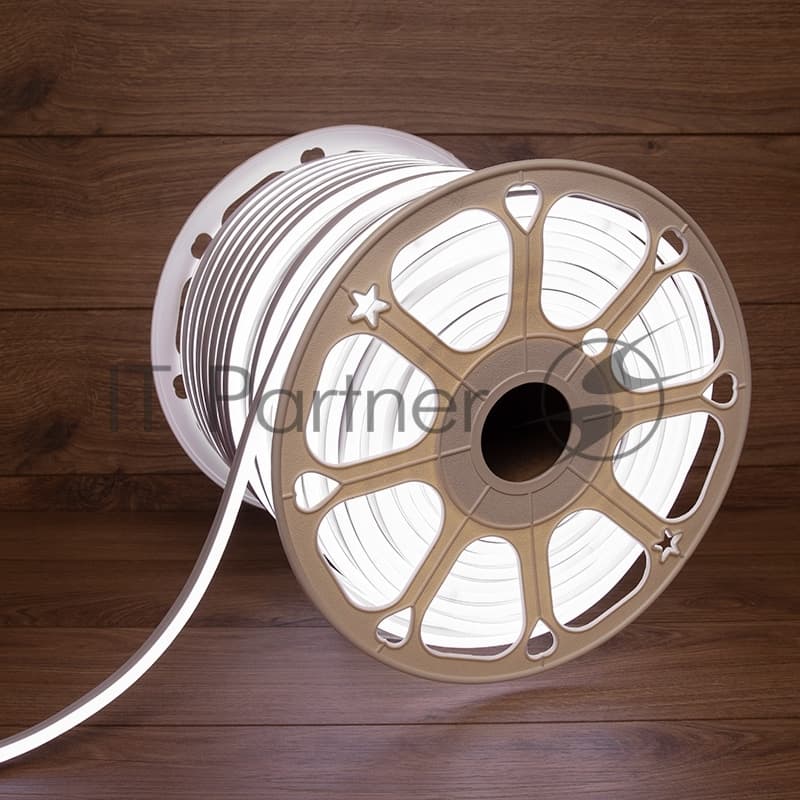 Гибкий неон Neon-night LED SMD 8х16 мм, двухсторонний, белый, 120 LED/м, бухта 100 м