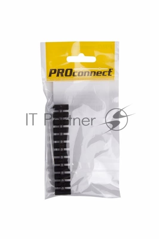 Колодка клеммная КВ-4 PROconnect, 3А, 4 мм², PP (полипропилен), черная, индивидуальная упаковка, 1 шт.