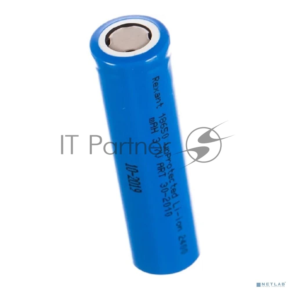 Аккумулятор Rexant 18650 unprotected Li-ion 2400 mAh 3.7 В