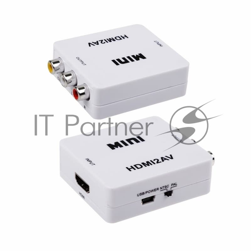 Конвертер Rexant HDMI на 3 RCA, пластик, белый