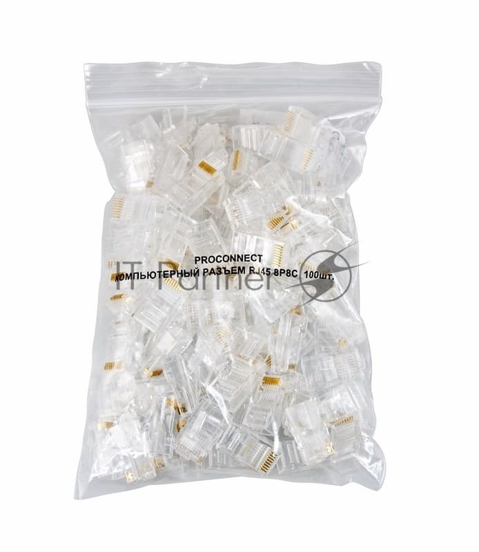 Разъем PROconnect RJ-45(8P8C) под витую пару, UTP, категория 5e