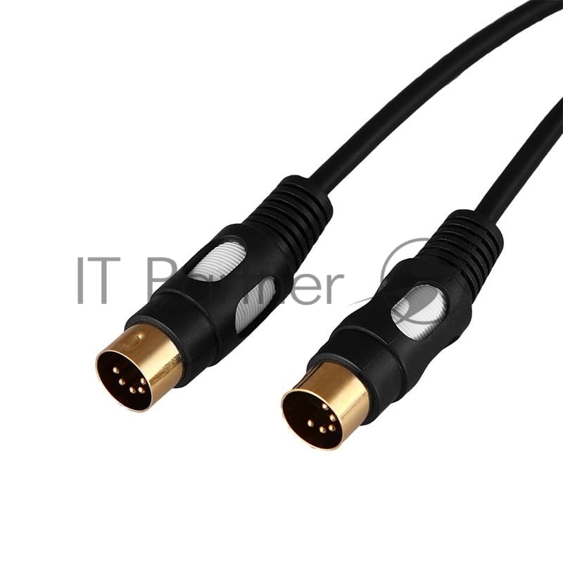 Шнур Rexant DIN 5 Pin - DIN 5 Pin, длина 1,5 метра (GOLD)