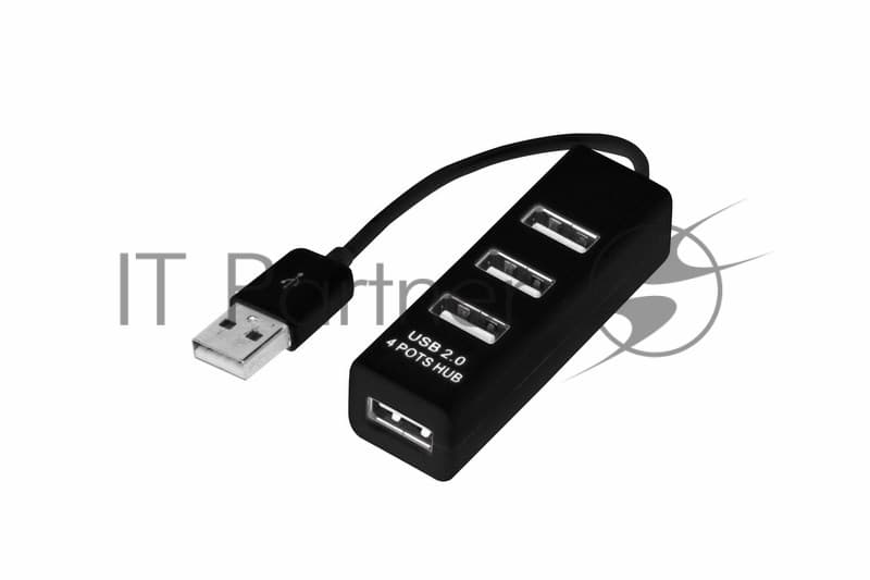 Разветвитель USB Rexant на 4 порта черный
