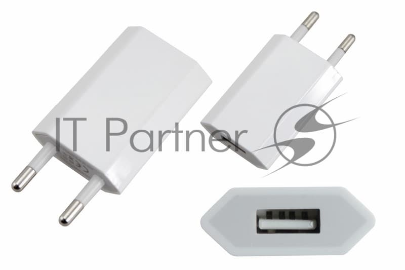 Сетевое зарядное устройство Rexant iPhone/iPod USB белый (СЗУ) (5 V, 1000 mA)