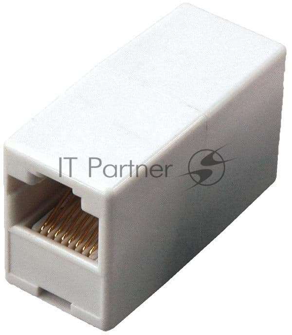 Проходной адаптер Rexant, RJ-45(8P-8C), UTP неэкранированный, категория 5e, (гнездо-гнездо)