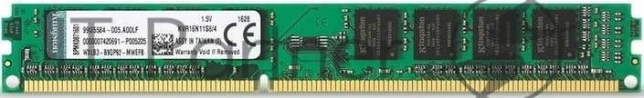 Память оперативная/ Kingston 4GB 1600MT/s DDR3 Non-ECC CL11 DIMM 1Rx8 (Select Regions ONLY)