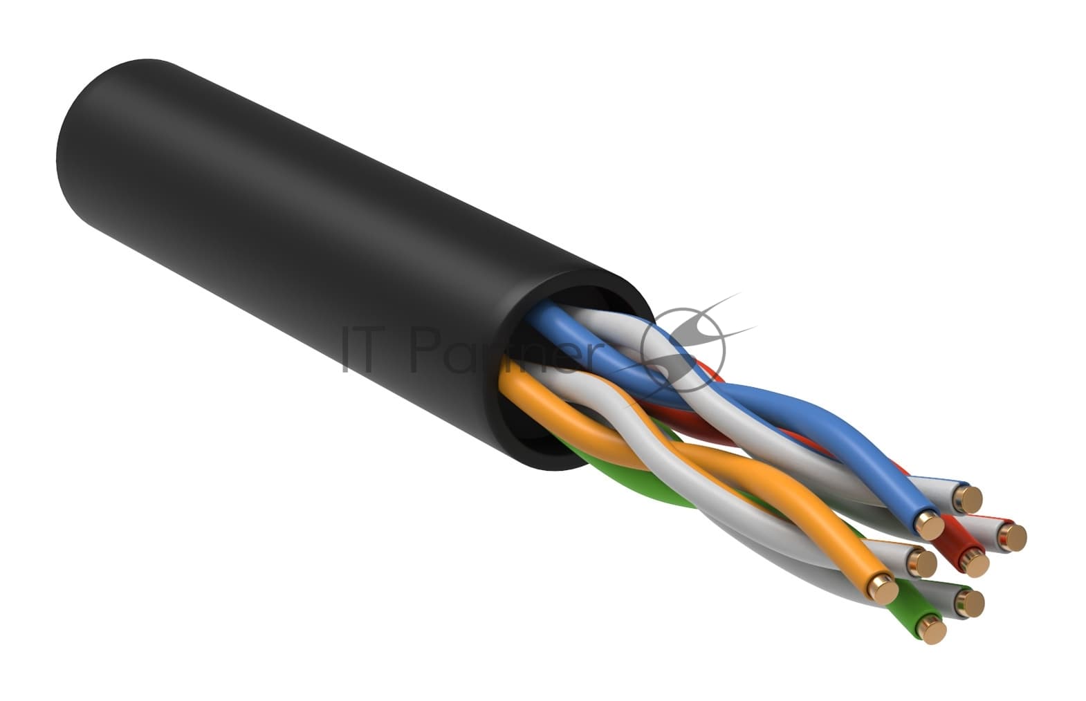 Витая пара U/UTP кат.5E 4х2х24AWG LDPE черный