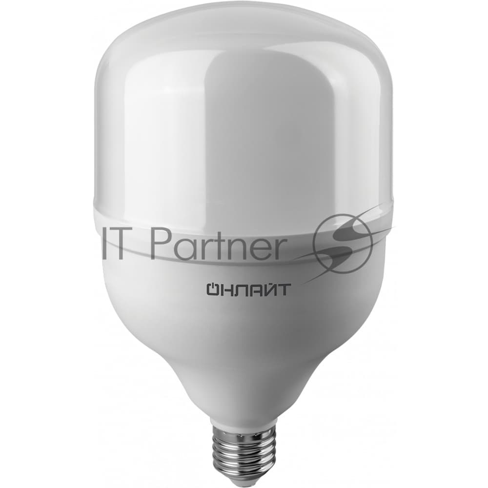 Лампа светодиодная ОНЛАЙТ 82904 OLL-T125-50-230-840-E27Е40 высокомощная 50 Вт 4000К нейтр. белый E27/E40 3500 лм 176-264В
