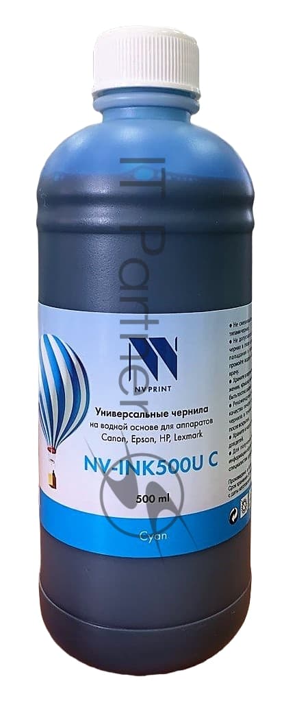 Чернила NV-Print NV-INK500UC Cyan для Canon/Epson/НР/Lexmark (500мл)