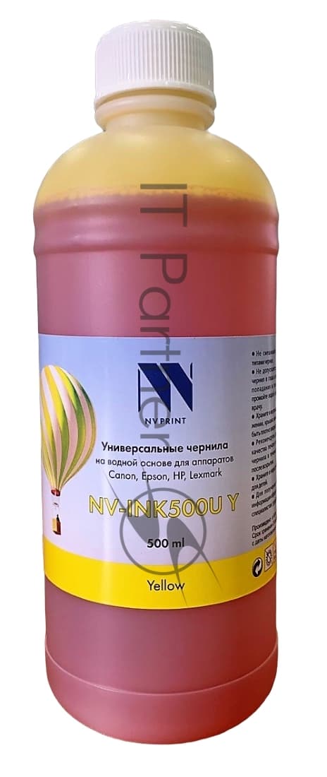 Чернила NV-Print NV-INK500UY Yellow для Canon/Epson/НР/Lexmark (500мл)