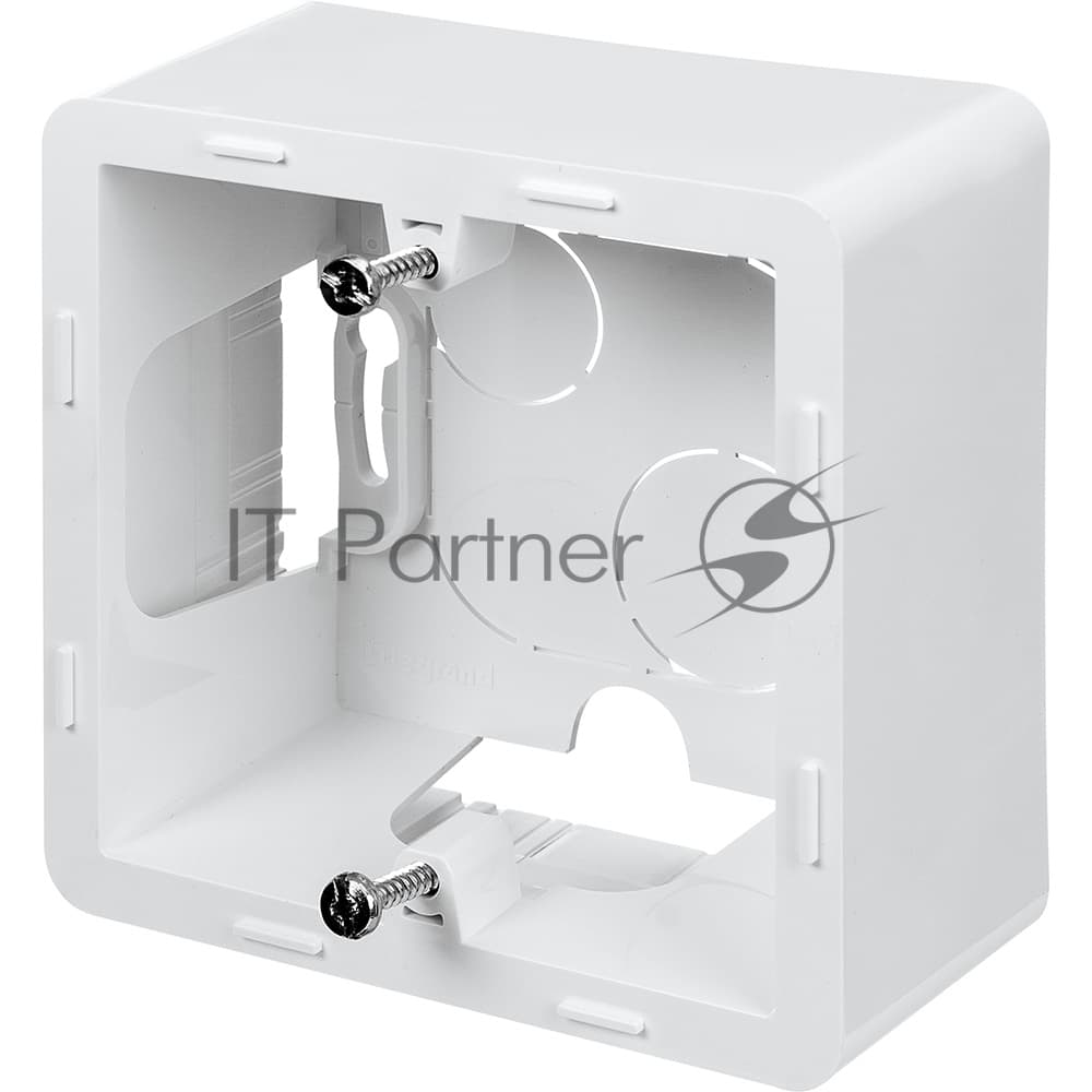 Legrand/Daccord INSPIRIA Белый Коробка накладного монтажа - 1 пост.