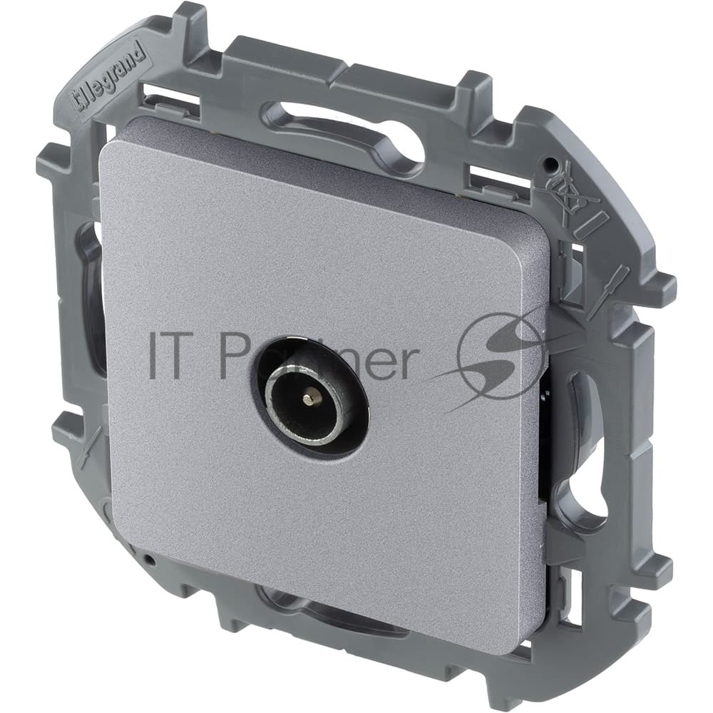 Legrand/Daccord INSPIRIA Алюминий Розетка TV - оконечная - 10 дБ - 5-862 мГц.