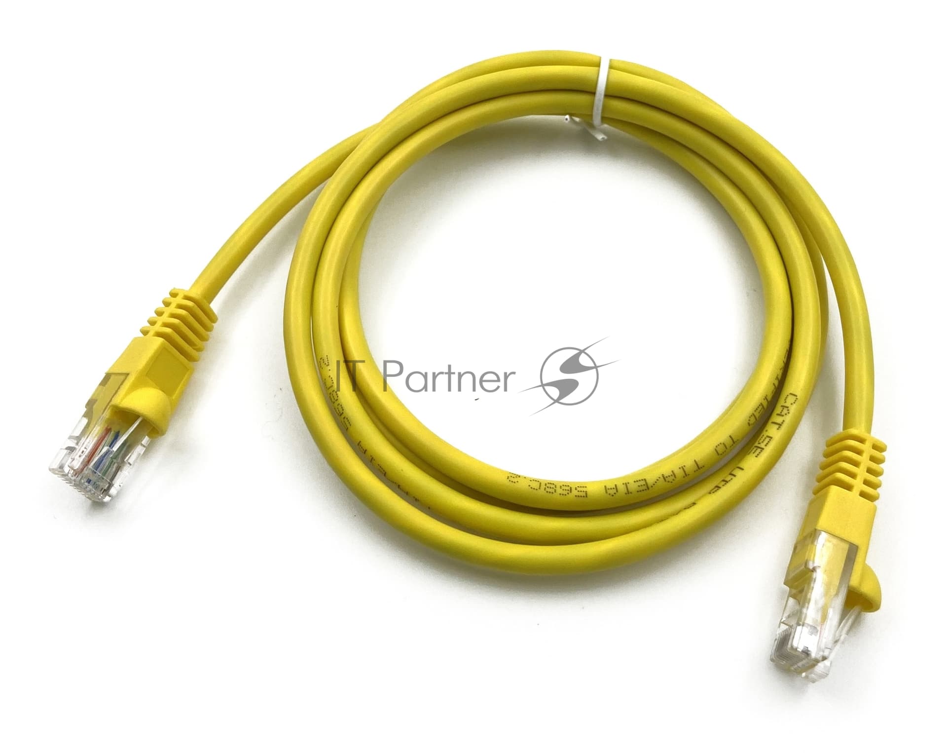 Патч-корд Buro UTP cat.5e 1.5м желтый RJ-45 (m)-RJ-45 (m)