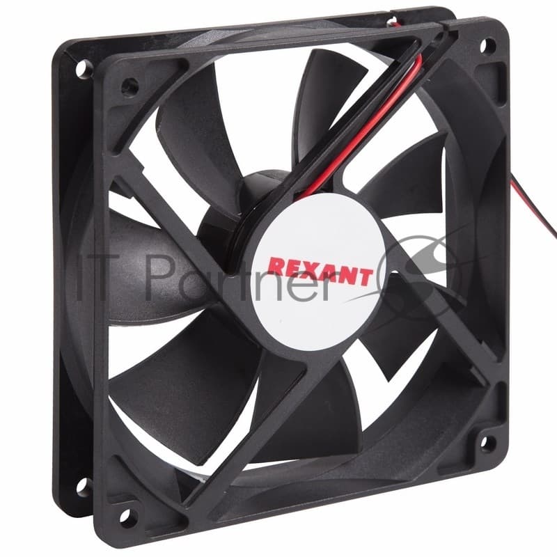 Вентилятор для корпуса Rexant RX 12025MS 24VDC черный, 120 мм, 2200 об/мин, 35 дБ, 2 pin